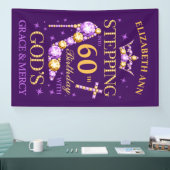 Banderoles Anniversaire, n'importe quel âge, modifiable, chré (Salon professionnel)