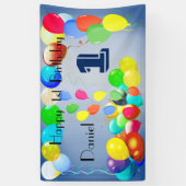 Banderoles Anniversaire personnalisé par conception de (Vertical)