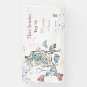 Banderoles Anniversaire royal de la princesse moderne (Verticale)