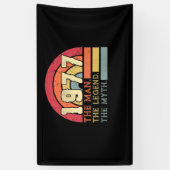 Banderoles Anniversaire vintage de 1977 (Vertical)