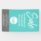 Banderoles Annonce de vente - Ajouter le logo et les détails (Horizontal)