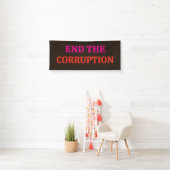 Banderoles Anti Corruption 2026 Élections (En situation)