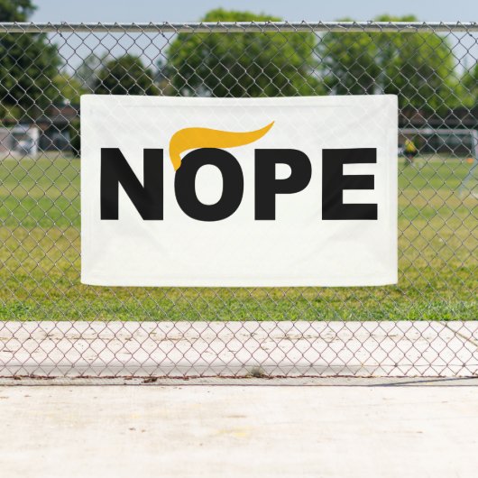 Banderoles Anti-Trump (En situation)