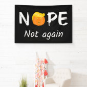 Banderoles Anti-Trump - Non, pas encore Halloween Edition II (Insitu)