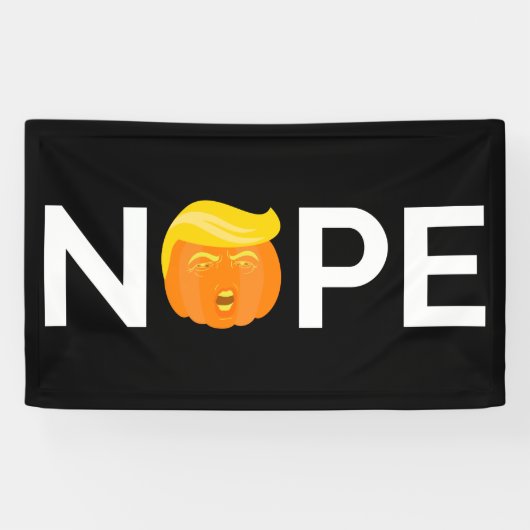 Banderoles Anti-Trump - Nope Halloween Edition I (Horizontal)