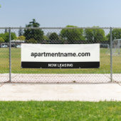 Banderoles Apartment Community Website Now Leasing White (En situation)