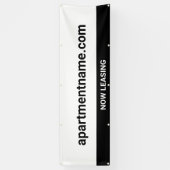 Banderoles Apartment Community Website Now Leasing White (Vertical)