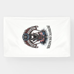 Banderoles Apocalypse de Zombies Guerrier Patriotique Fou Rou