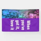 Banderoles Apophyse Abstraite Fractal II + vos idées (Horizontal)