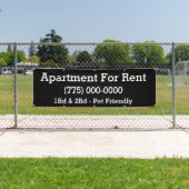 Banderoles Appartement fait sur commande pour le loyer (En situation)