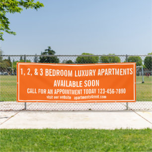 Banderoles Appartements à louer personnalisés multi couleurs