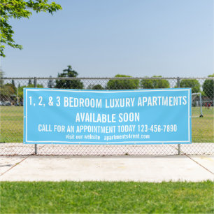 Banderoles Appartements à louer personnalisés multi-couleurs