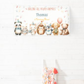 Banderoles Appel à toutes les fêtes d'anniversaire des animau (Insitu)