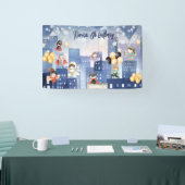 Banderoles Appel de tous les super-héros anniversaires de enf (Salon professionnel)