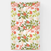 Banderoles Apple Orchard Floral Garden Motif (Vertical)