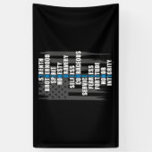 Banderoles Appréciation de la police du drapeau de l'applicat (Vertical)