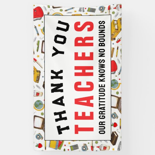 Banderoles Appréciation de l'enseignant (Vertical)