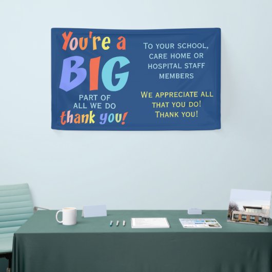 Banderoles Appréciation des employés du Merci (Salon professionnel)