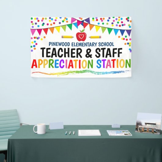 Banderoles Appréciation Station École Enseignant Merci Signe (Salon professionnel)