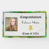 Banderoles Aquarelle bleu rose vert RN (Horizontal)