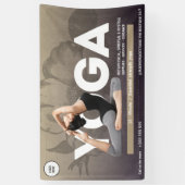 Banderoles Aquarelle boho Yoga Médiation instructeur guérisse (Vertical)