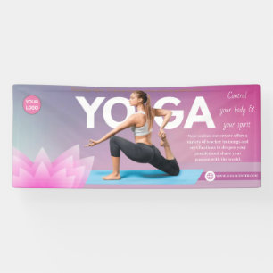 Banderoles Aquarelle boho Yoga Médiation instructeur guérisse