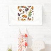 Banderoles Aquarelle de récolte d'automne Festive Motif class (En situation)