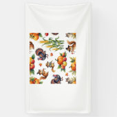 Banderoles Aquarelle de récolte d'automne Festive Motif class (Vertical)