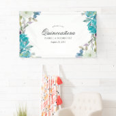 Banderoles Aquarelle Fiesta Quinceañera (En situation)
