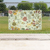 Banderoles Aquarelle Florale Fleurs d'abeille Élégante Modern (En situation)