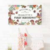 Banderoles Aquarelle magique mignonne Ladybug filles Annivers (En situation)