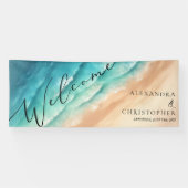 Banderoles Aquarelle Océan Blue Water (Horizontal)