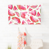 Banderoles Aquarelle pastèque 1 (En situation)