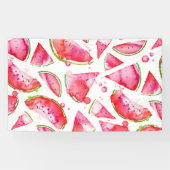 Banderoles Aquarelle pastèque 1 (Horizontal)