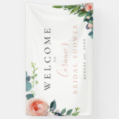 Banderoles Aquarelle rose pâle (Vertical)