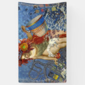 Banderoles Aquarius Mermaid Bleu gothique (Vertical)