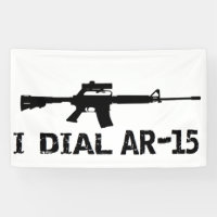 Ar15 2e amendement 'I DIAL AR-15' PRO GUN
