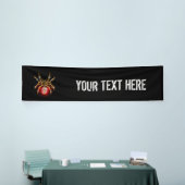 Banderoles Araignée en vapeur noire (Salon professionnel)