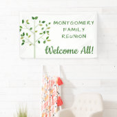 Banderoles Arborescence familiale réutilisable personnalisée (En situation)