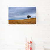 Banderoles Arbre dans un champ de blé (Insitu)