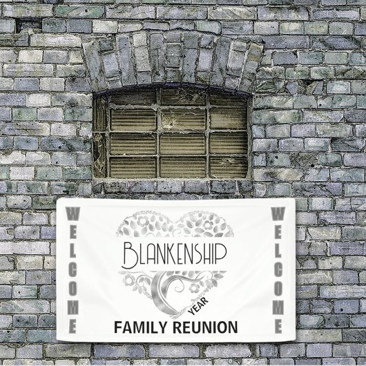 Banderoles Arbre d'art cardiaque personnalisé Arbre blanc Arg