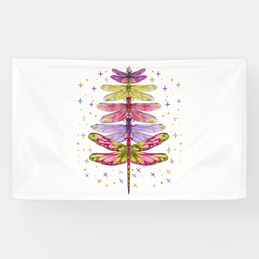 Banderoles Arbre de Noël dragonfly (Horizontal)