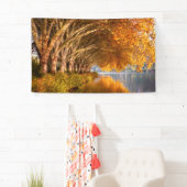 Banderoles Arbres d'automne sur un lac (En situation)