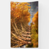 Banderoles Arbres d'automne sur un lac (Vertical)