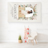 Banderoles Arc de classe 1 photo terracotta botanique moderne (Insitu)