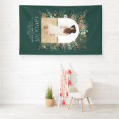 Banderoles Arc de classe 1 photo vert botanique moderne (Insitu)