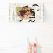 Banderoles Arc d'ivoire Art déco botanique Diplôme photo (Insitu)