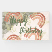 Banderoles Arc-en-ciel Boho (Horizontal)