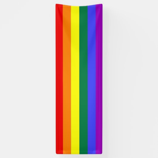 Banderoles Arc-en-ciel gay pride (Vertical)