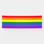 Banderoles Arc-en-ciel gay pride (Horizontal)